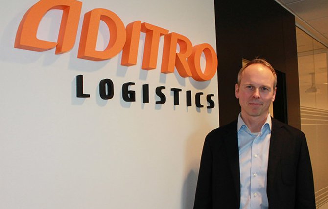 Fredrik Krysén, Transportdirektør, sier at Aditro Logistics’ og Consignors like tankemåte på vekst og fleksibilitet styrker samarbeidet.