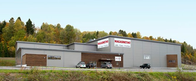 Friluftsmagasinet sin butikk og lager avdeling i Drammen.