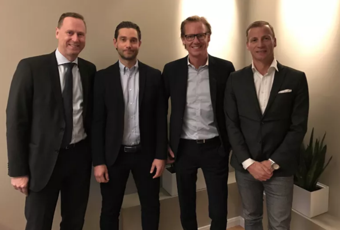 Harald Ennen, Hans Bengtsson, Magnus Pettersson, Andreas Ekberg