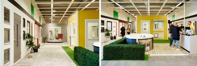 Med moderne og inspirerende lokaler håper Skånska Byggvaror å skape gode butikkoplevelser.